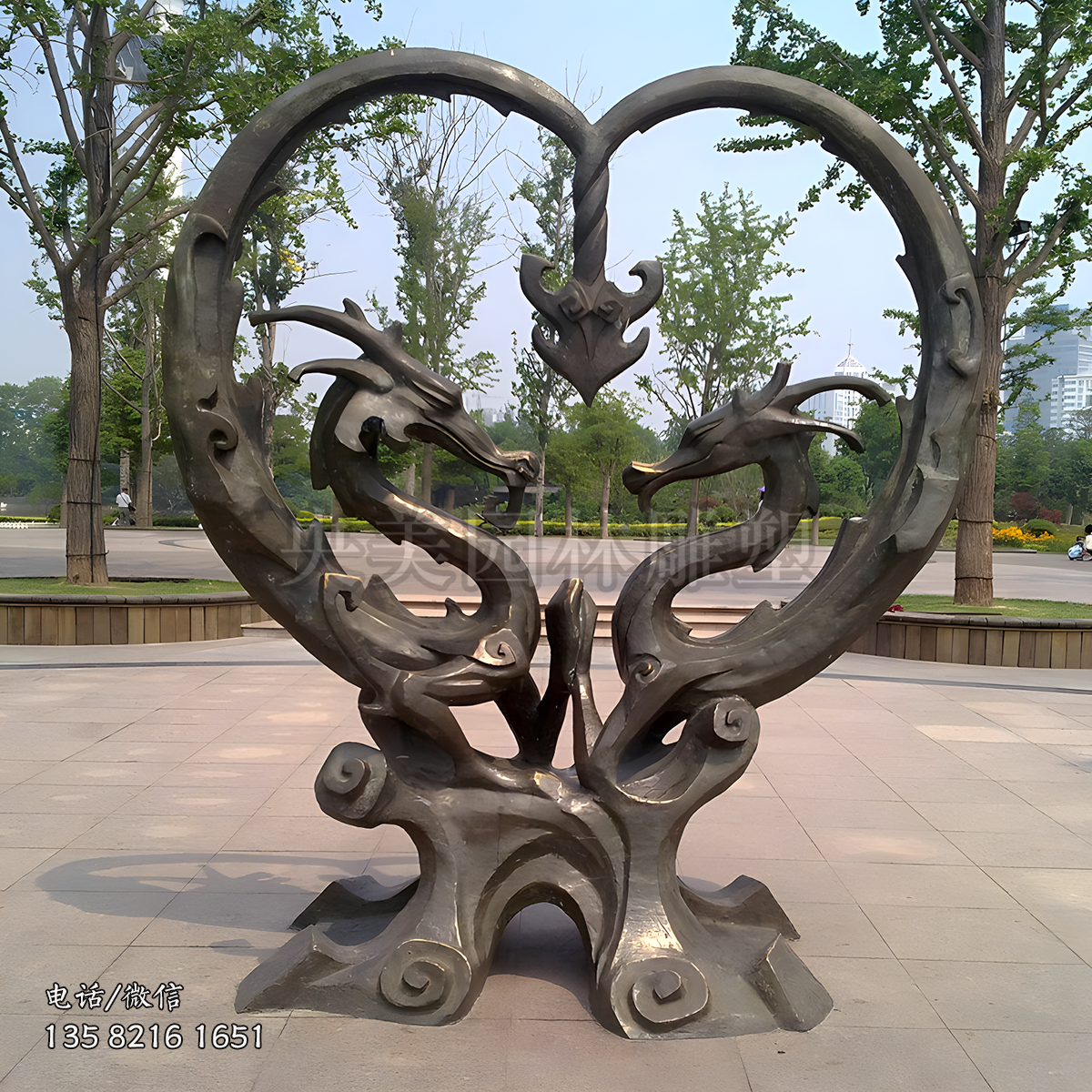 辰龍生肖動(dòng)物景觀雕塑