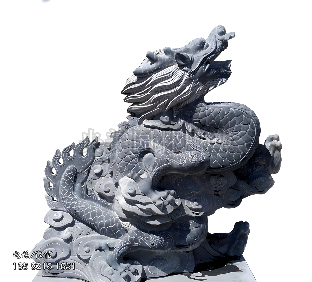 青石神龍雕塑