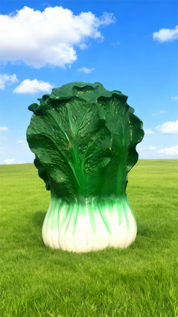 玻璃鋼仿真白菜雕塑 (8)