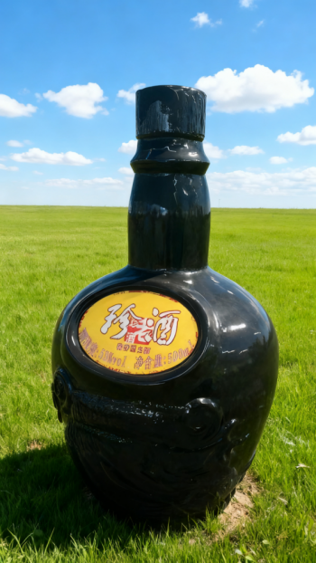 玻璃鋼仿真酒瓶雕塑 (10)