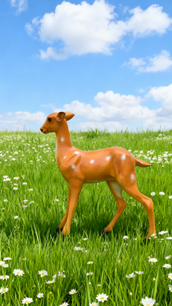 玻璃鋼仿真梅花鹿雕塑 (18)