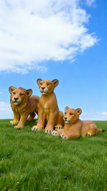 玻璃鋼仿真獅子雕塑 (12)