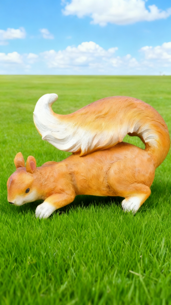 玻璃鋼仿真松鼠雕塑 (4)