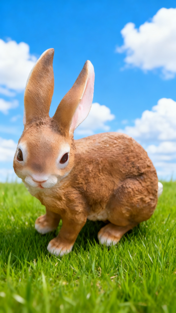 玻璃鋼仿真兔子雕塑