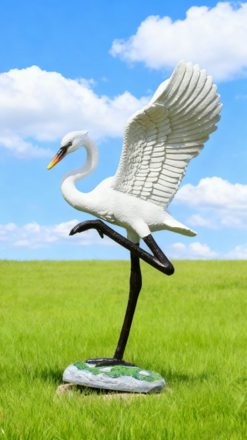 玻璃鋼仿真仙鶴雕塑 (14)