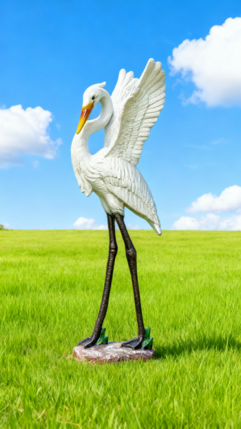 玻璃鋼仿真仙鶴雕塑 (20)
