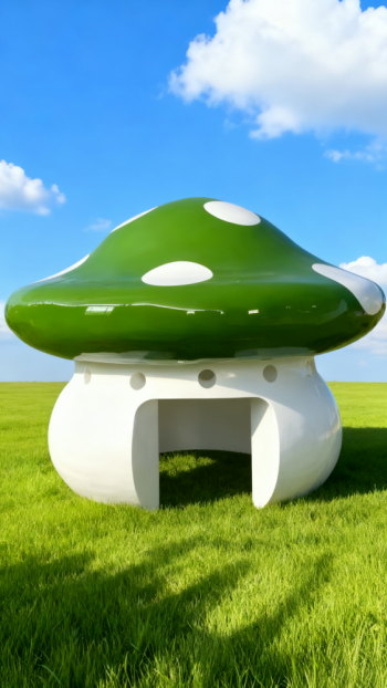 玻璃鋼卡通蘑菇屋 (5)