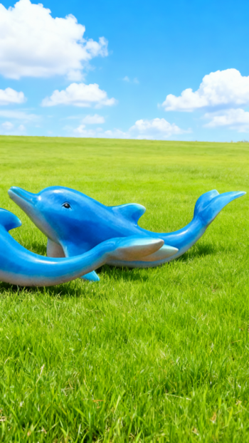 玻璃鋼海豚雕塑 (28)