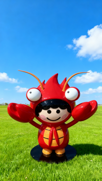 玻璃鋼龍蝦雕塑 (11)