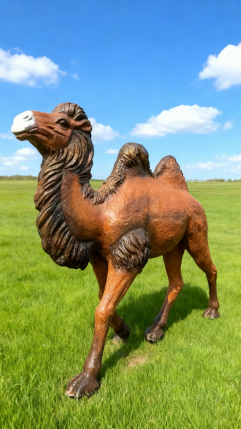 玻璃鋼仿真駱駝雕塑 (10)