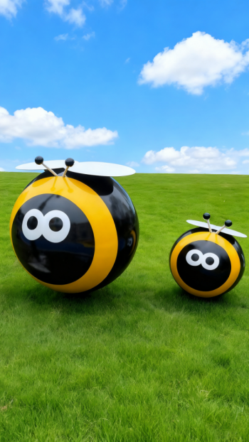 玻璃鋼卡通蜜蜂雕塑 (17)