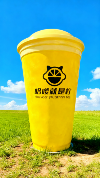 玻璃鋼仿真奶茶杯雕塑 (20)