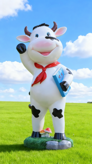 玻璃鋼奶牛雕塑 (25)