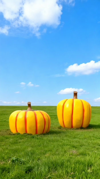 玻璃鋼南瓜雕塑 (10)