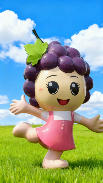 玻璃鋼葡萄雕塑 (1)
