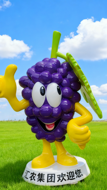 玻璃鋼葡萄雕塑 (6)