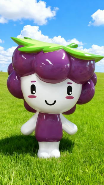 玻璃鋼葡萄雕塑 (7)