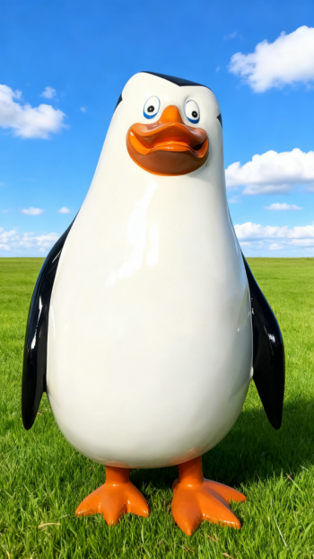 玻璃鋼企鵝雕塑 (4)