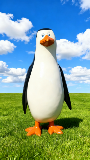 玻璃鋼企鵝雕塑 (5)