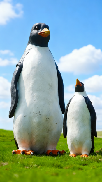 玻璃鋼企鵝雕塑 (15)