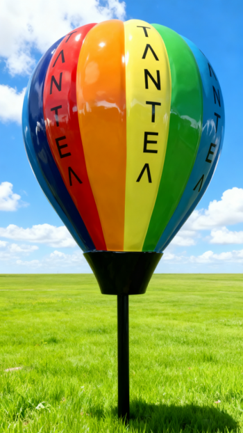 玻璃鋼熱氣球雕塑 (4)