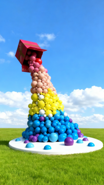 玻璃鋼氣球雕塑 (7)