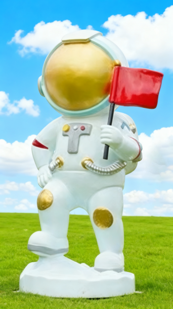 玻璃鋼太空人雕塑 (10)