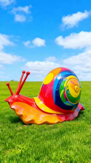 玻璃鋼蝸牛雕塑 (9)