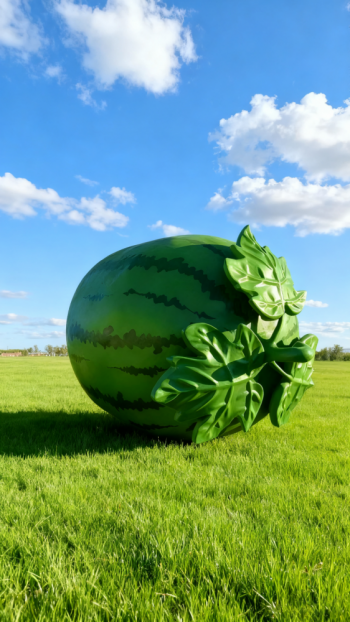 玻璃鋼西瓜雕塑 (13)