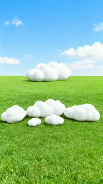 玻璃鋼云朵雕塑 (16)