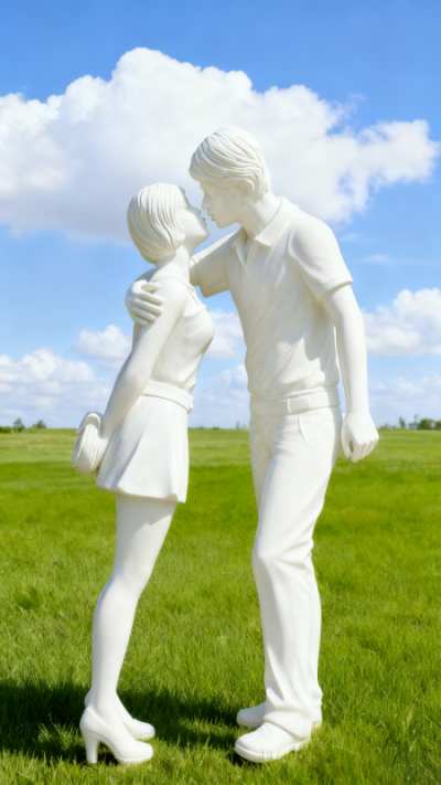 情侶人物雕塑 (5)