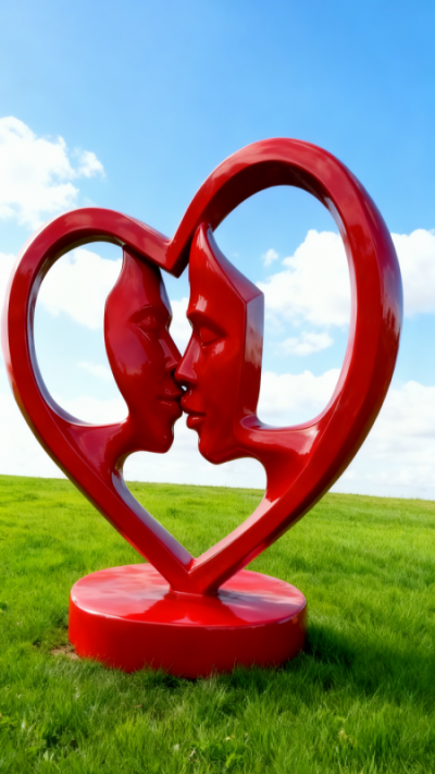 情侶人物雕塑 (12)