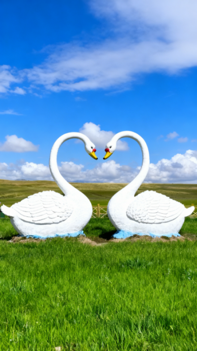 天鵝雕塑 (1)