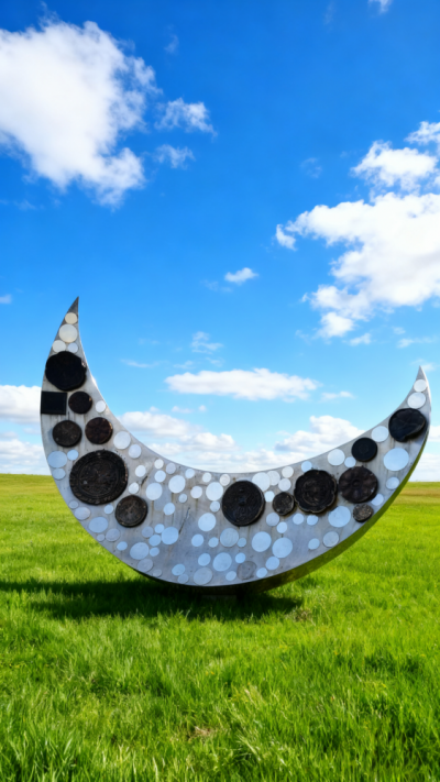 不銹鋼月亮雕塑 (16)