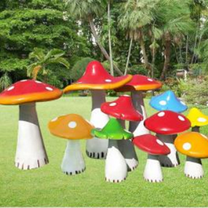 卡通蘑菇 玻璃鋼