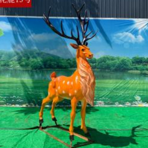 梅花鹿19 玻璃鋼