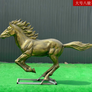 仿銅八駿馬7 玻璃鋼