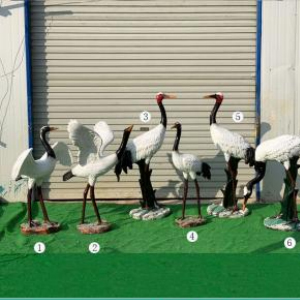 玻璃鋼仿真仙鶴丹頂鶴