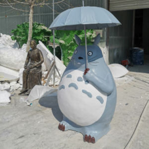 動漫龍貓 玻璃鋼