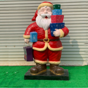 抱禮物圣誕老人 玻璃鋼