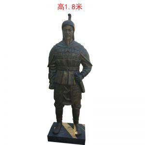 武士玻璃鋼仿銅