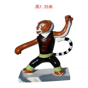 功夫熊貓-虎玻璃鋼