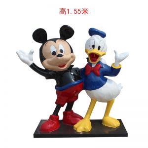 玻璃鋼米老鼠唐老鴨