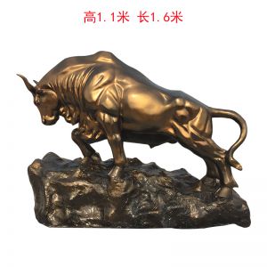 玻璃鋼仿銅開荒牛