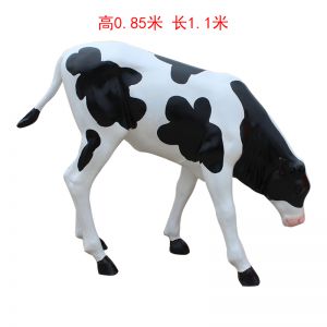 玻璃鋼G款低頭小牛