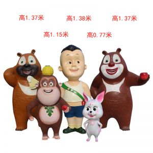 玻璃鋼卡通熊出沒（兒時(shí)）