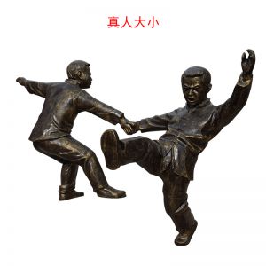 摔跤兒童玻璃鋼