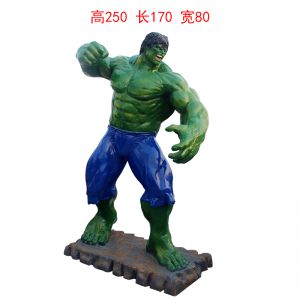 玻璃鋼綠巨人動(dòng)漫人物