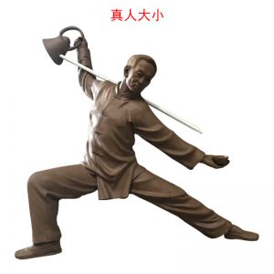 玻璃鋼仿銅功夫茶 倒茶民俗生活人物