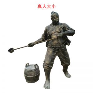 玻璃鋼施肥人物農(nóng)耕人物